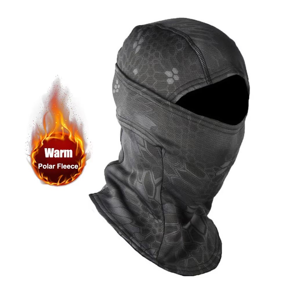 CamoShield Thermal Fleece Balaclava  FullFace Winter Mask For Cycling Ski Motorcycle Outdoor 13