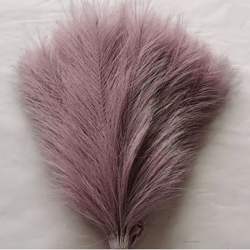 BloomAura Artificial Pampas Grass Set 8