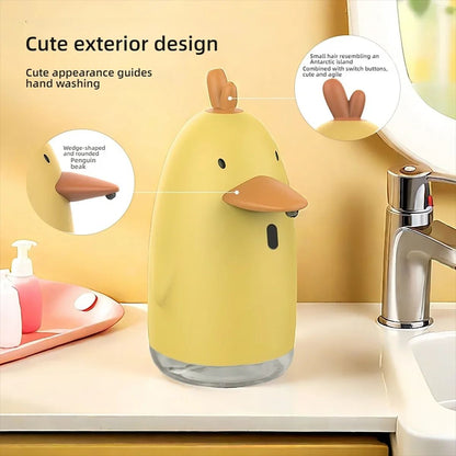 Cute Cartoon Automatic Soap Dispenser  Touchless USB Rechargeable Foam Hand Washing Machine For Kid 4