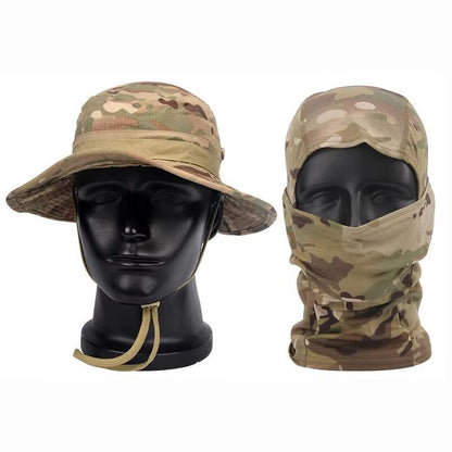 CamoShield Foldable Boonie Cap  Balaclava Hat Suit  WideBrim Outdoor SunProtection Cap 2