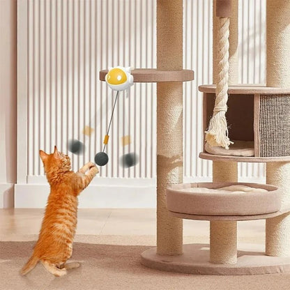 Automatic Lifting Cat Toy Ball  Interactive Electric Cat Toy With Smart Motion Sensor Replaceable B 3