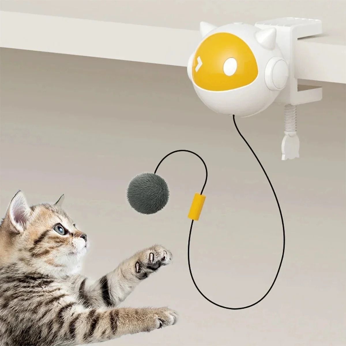 Automatic Lifting Cat Toy Ball  Interactive Electric Cat Toy With Smart Motion Sensor Replaceable B 7