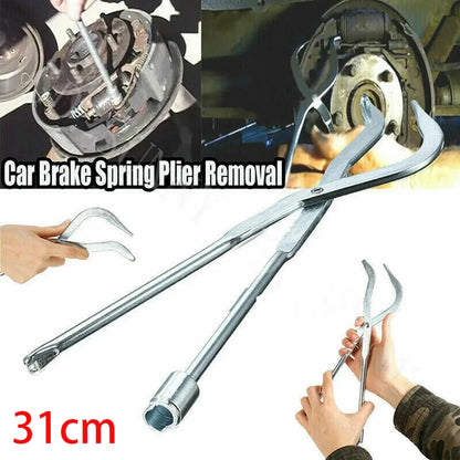 Brake Line Shoe Remover Car Drum Brake Return Spring Plier Workshop Repair Tool 0