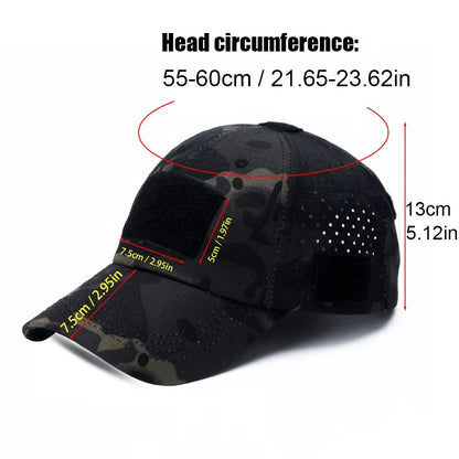 CamoVent UV Shield Camouflage Baseball Cap  Lightweight Breathable Sun Protection Hat 5