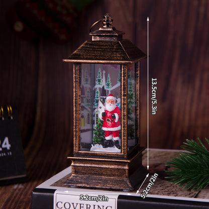 Christmas Tree Santa Claus Light Night Light Decorative Desktop Decoration Festive Interior Light F 6