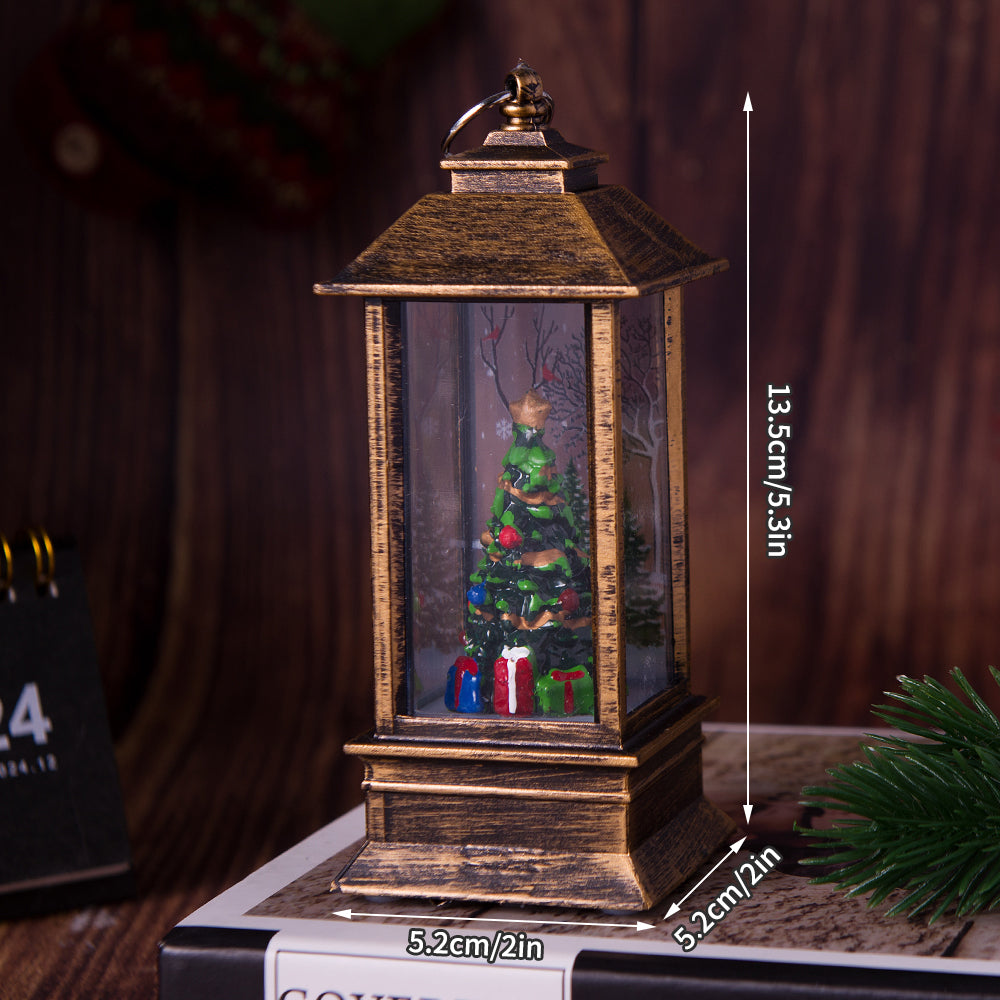 Christmas Tree Santa Claus Light Night Light Decorative Desktop Decoration Festive Interior Light F 8