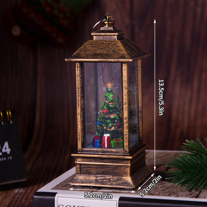 Christmas Tree Santa Claus Light Night Light Decorative Desktop Decoration Festive Interior Light F 8