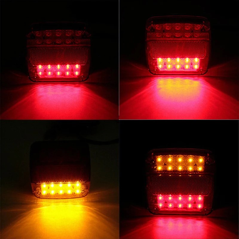Durable LED Car Truck Tail Light Waterproof Rear Warning Lamp For Trailer And Caravans 1