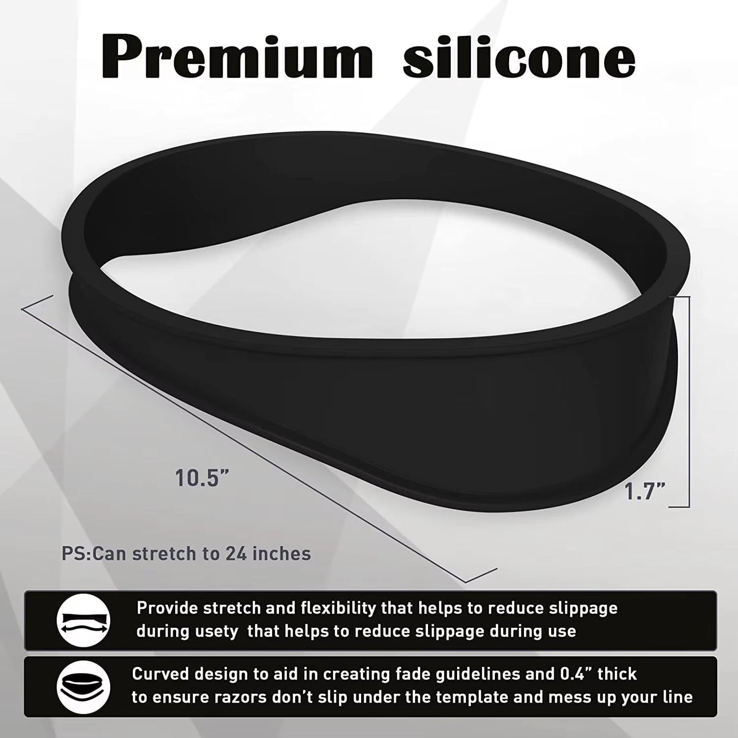 ProLine Curved Silicone Haircut Band  DIY Neckline  HairTrimming Guide 3