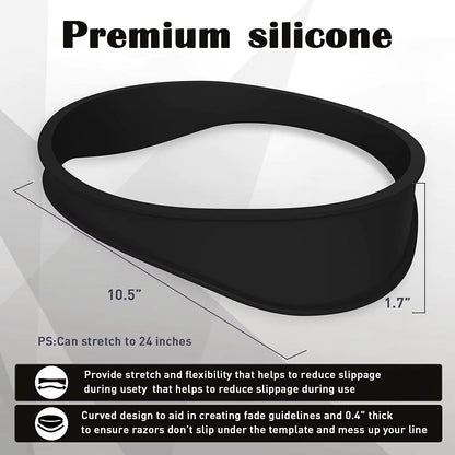 ProLine Curved Silicone Haircut Band  DIY Neckline  HairTrimming Guide 3