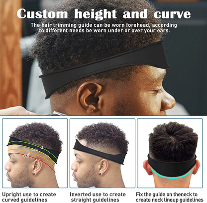 ProLine Curved Silicone Haircut Band  DIY Neckline  HairTrimming Guide 4