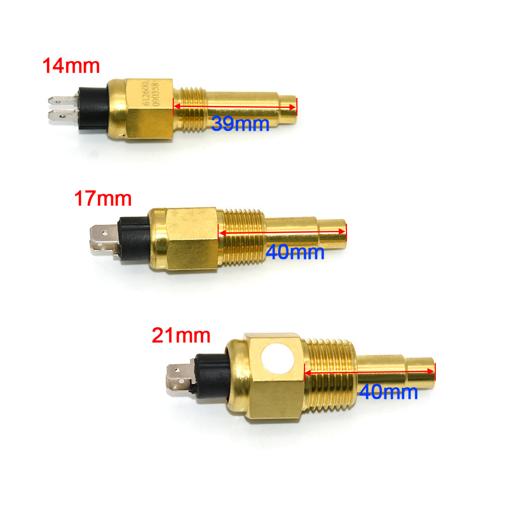VDO Water Temperature Sensor Universal Water Temperature Gauge VDO Meter For Car Auto Truck Boat 1