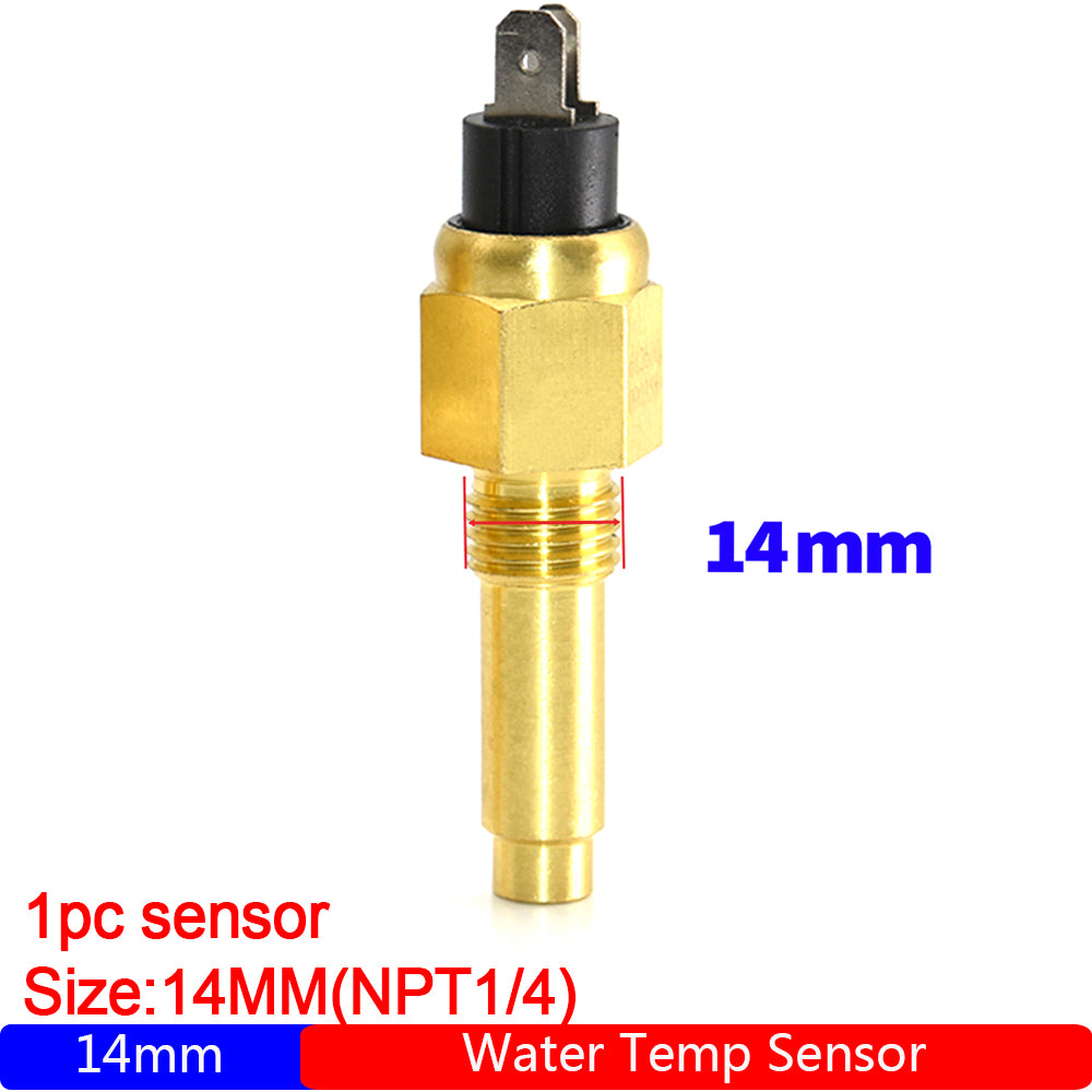 VDO Water Temperature Sensor Universal Water Temperature Gauge VDO Meter For Car Auto Truck Boat 4