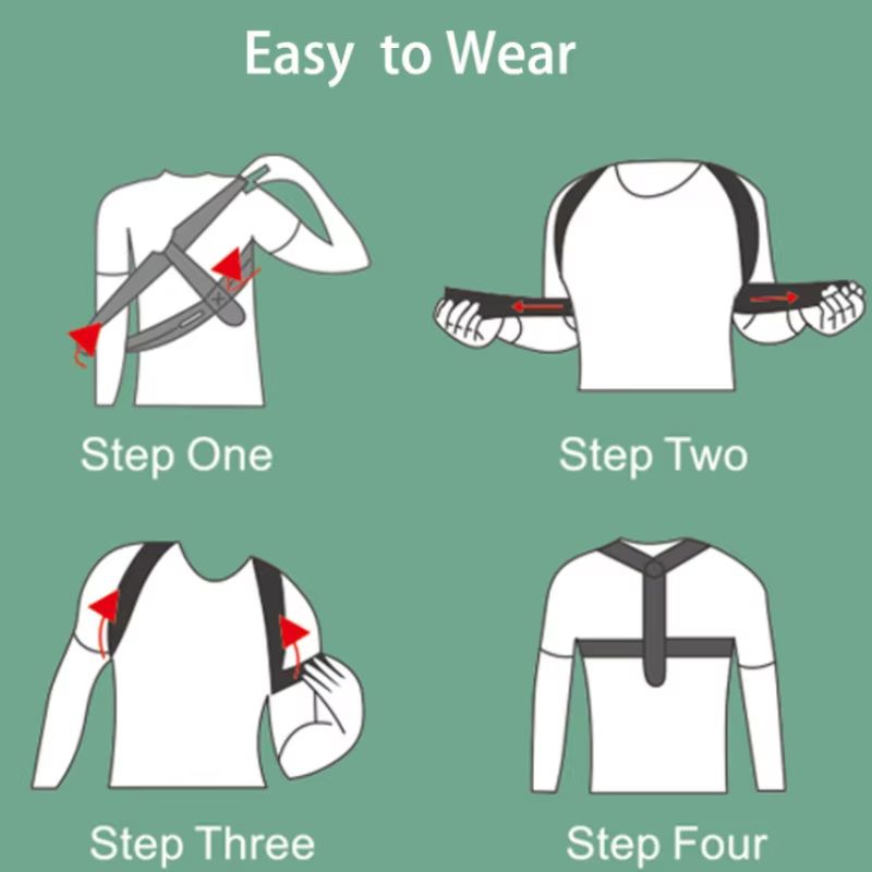 Premium Posture Pro Adjustable Back  Shoulder Support Belt  Clavicle  Spine Alignment 3
