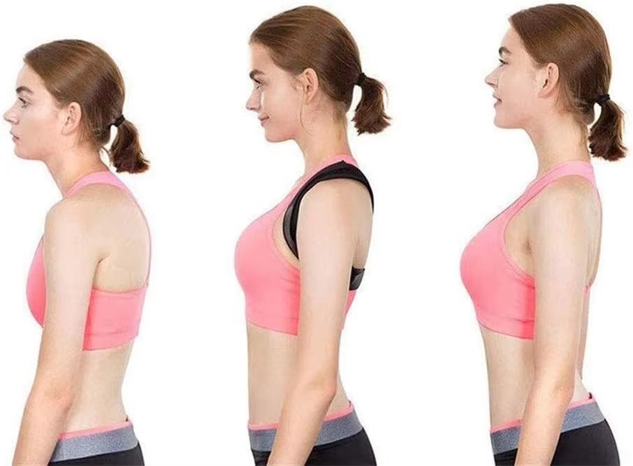 Premium Posture Pro Adjustable Back  Shoulder Support Belt  Clavicle  Spine Alignment 4