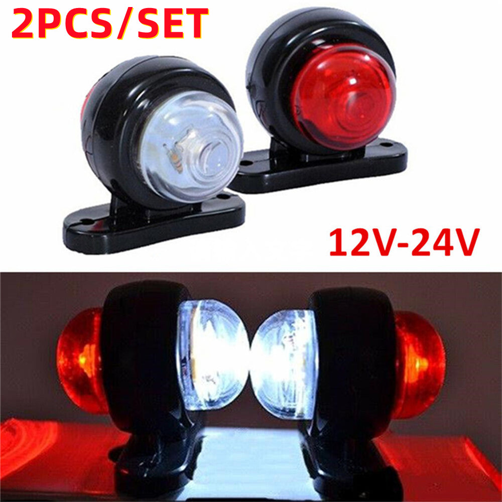 LED Side Marker, Truck Tail Lights, Outline Marker Lamp for Trailer, Caravan, Truck Parts