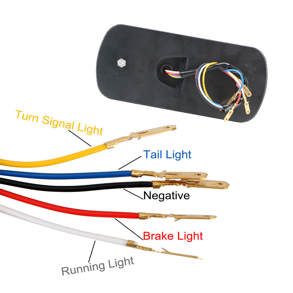 LED Truck Rear Brake Lamp, Taillight Stop Warning Indicator, Trailer Running Lights for Lorry and Van