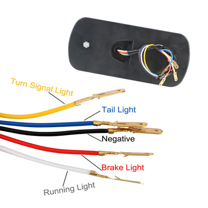 LED Truck Rear Brake Lamp, Taillight Stop Warning Indicator, Trailer Running Lights for Lorry and Van