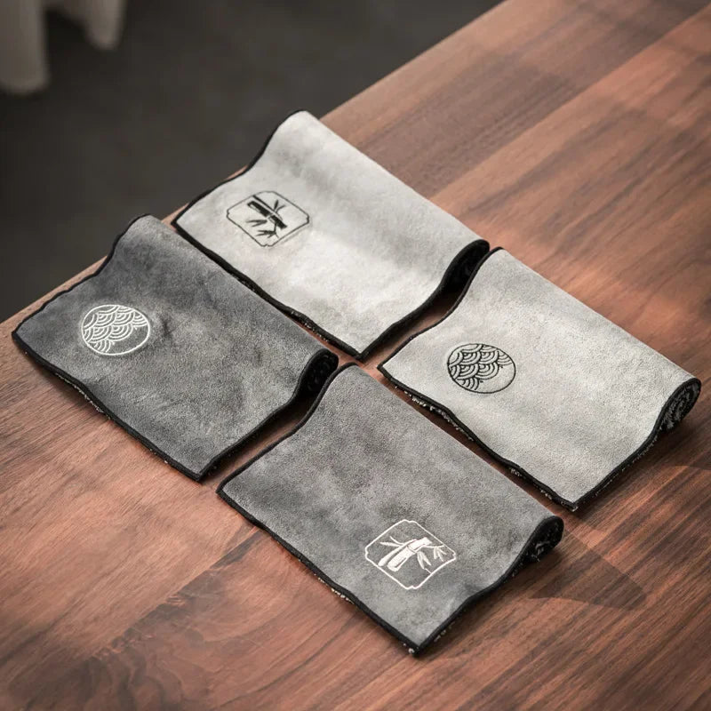 Tea Towel Absorbent Tea Cloth Zen Teaware Tea Ceremony Accessories Table Cloth 1