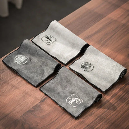 Tea Towel Absorbent Tea Cloth Zen Teaware Tea Ceremony Accessories Table Cloth 1