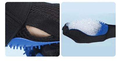 PetComfort Silicone Grooming Glove  Pet Hair Remover Mitt For Cats And Dogs 2