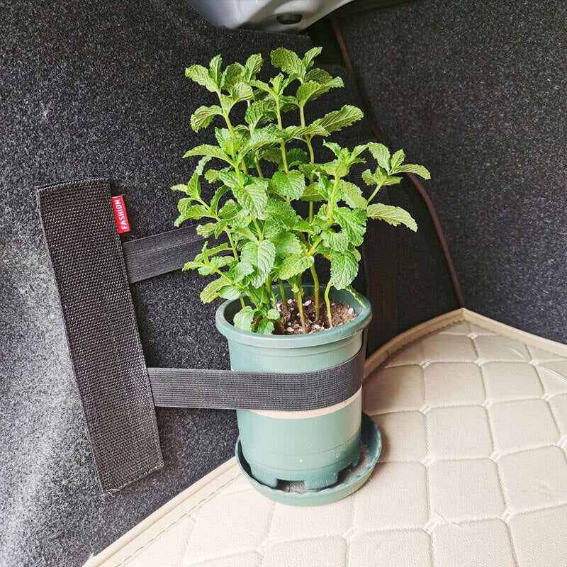 Car Interior Organizer Rear Trunk Elastic Mesh Fixed Straps Seat Back Storage Net Car Accessory 3