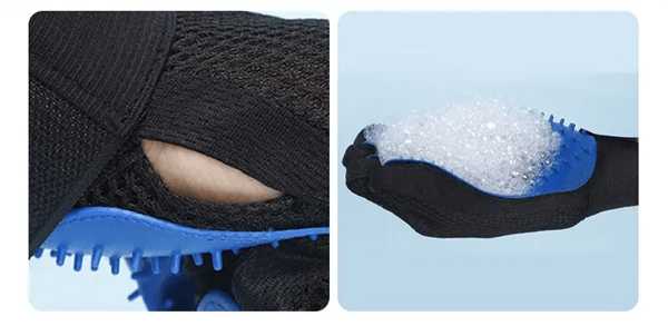 FurEase Pet Grooming Glove For Cats And Dogs  Gentle Silicone Hair Remover And Massaging Brush 1