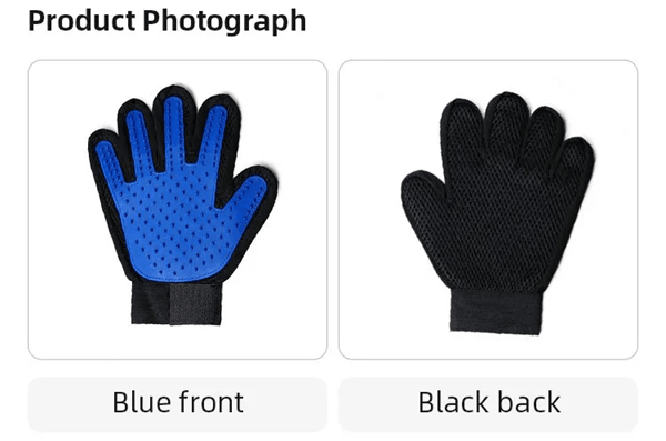 FurEase Pet Grooming Glove For Cats And Dogs  Gentle Silicone Hair Remover And Massaging Brush 2