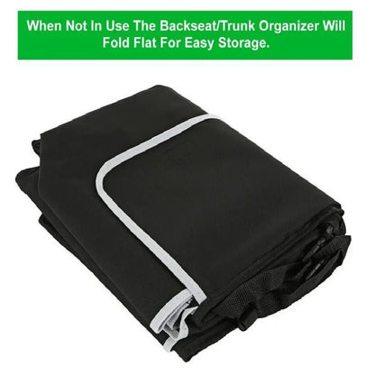 SUV Backseat Hanging Organizer Car Trunk Organizer Upgrade Storage Bags For SUV Truck MPV 5