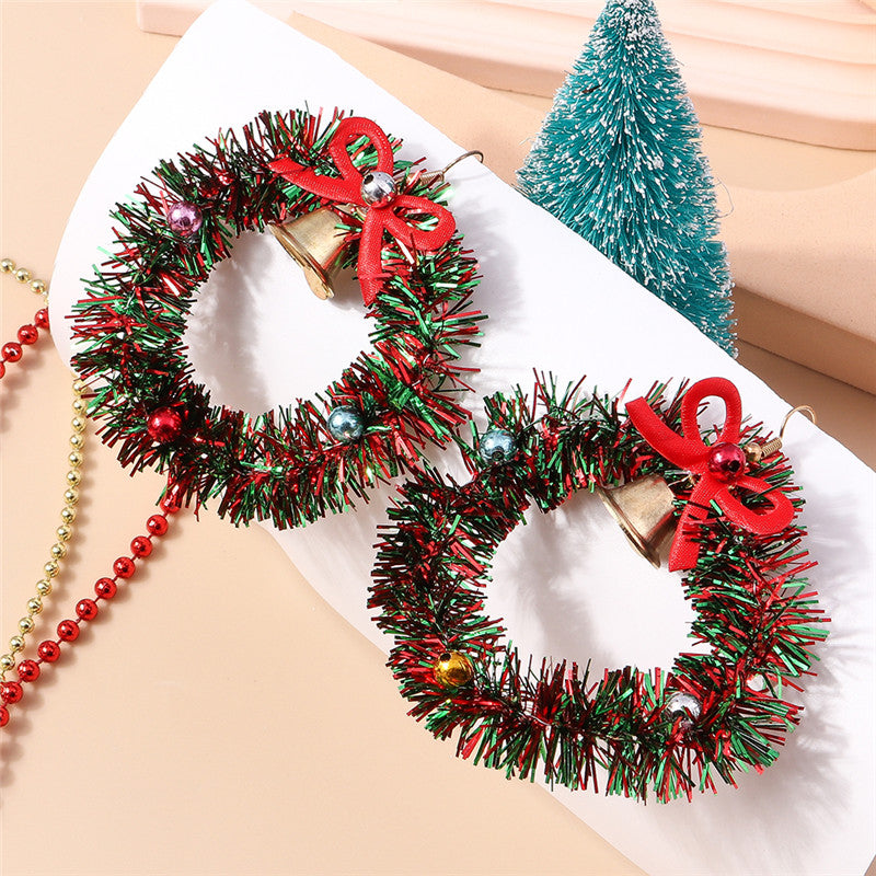 Newest Jewelry Accessories, Lucky Star Pine Tree Earrings, Fashion Christmas Tree Earrings, For Women and Girls