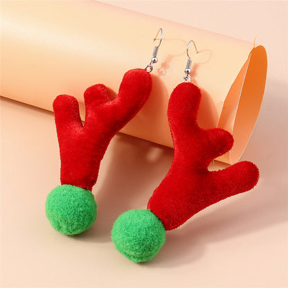 Newest Jewelry Accessories, Lucky Star Pine Tree Earrings, Fashion Christmas Tree Earrings, For Women and Girls