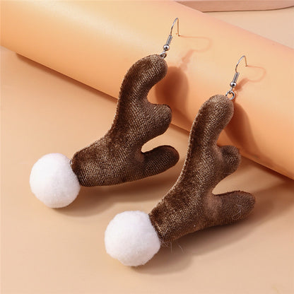 Newest Jewelry Accessories, Lucky Star Pine Tree Earrings, Fashion Christmas Tree Earrings, For Women and Girls