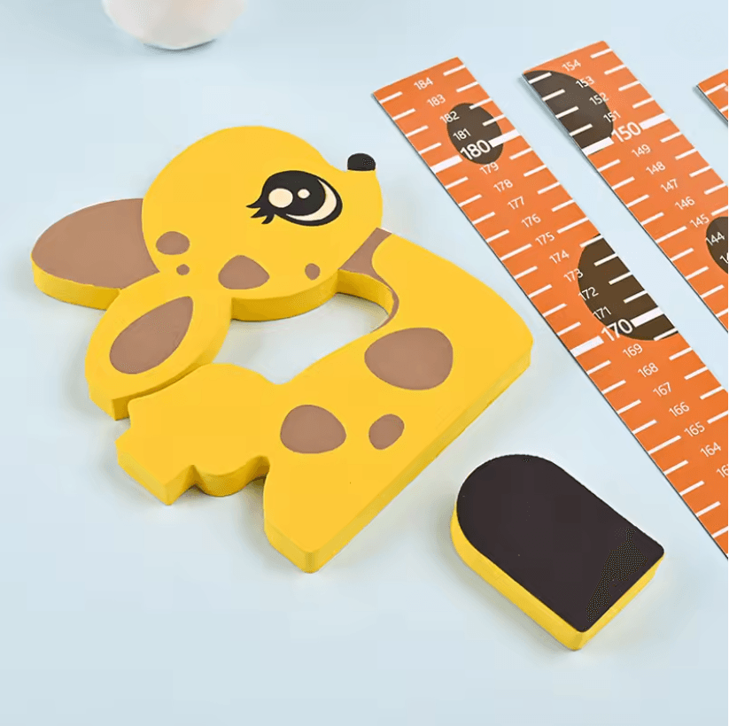 GrowJoy 3D Cartoon Kids Height Wall Stickers