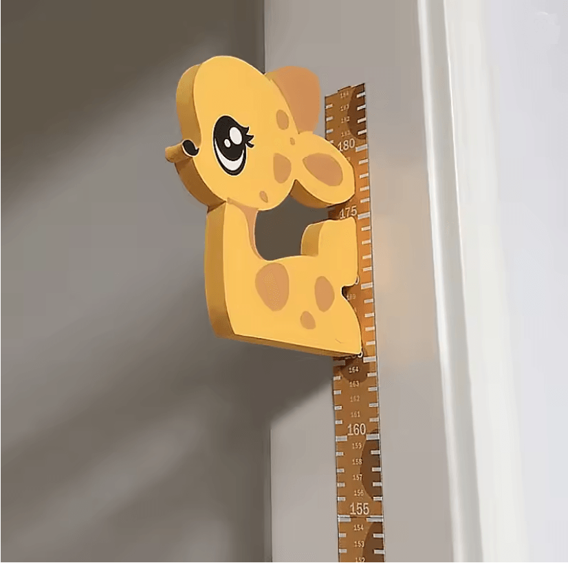 GrowJoy 3D Cartoon Kids Height Wall Stickers 3