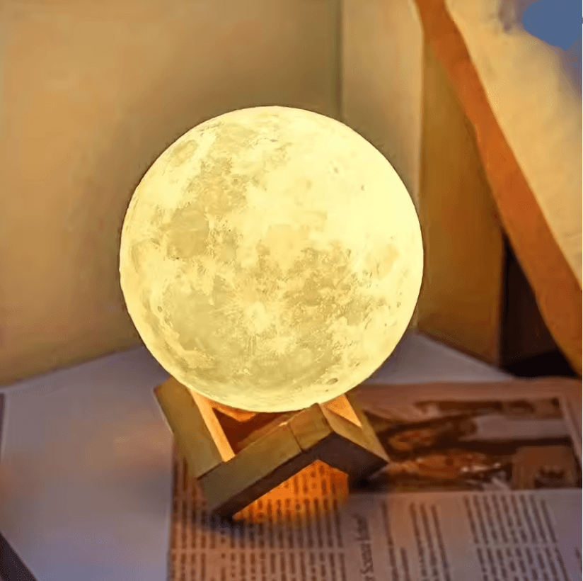 LunaGlow LED Moon Night Light 1