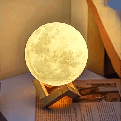 LunaGlow LED Moon Night Light 1