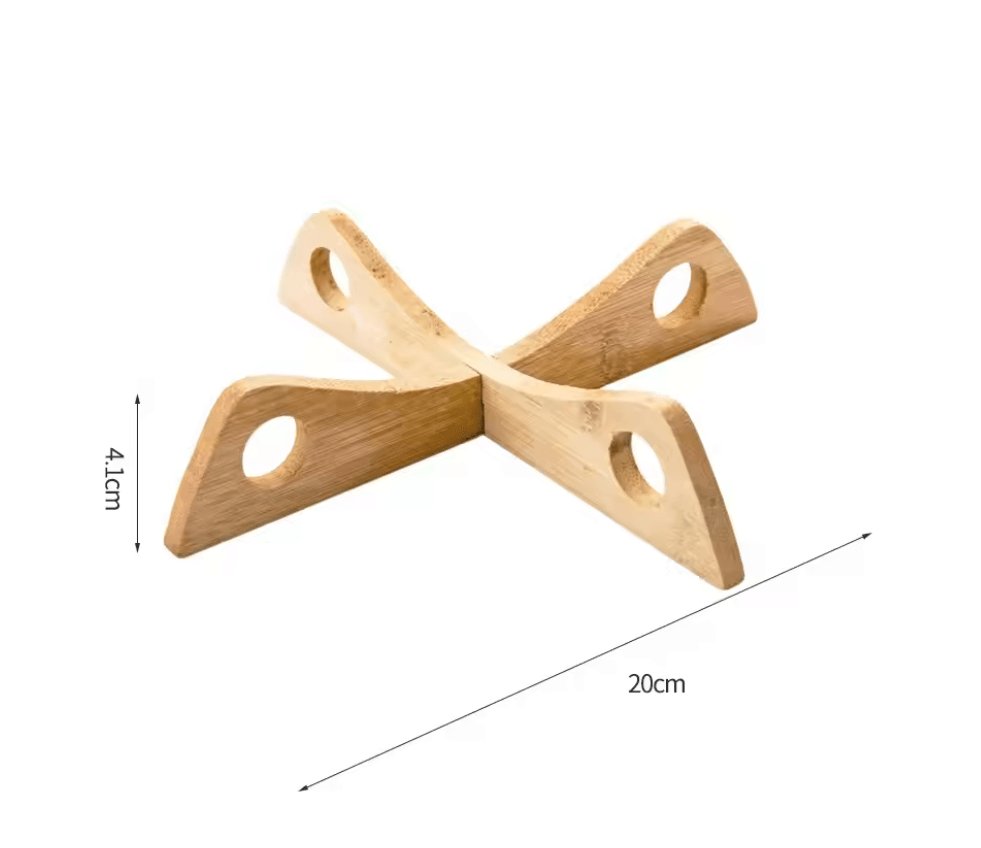 WoodCrest Cross Wooden Table Mat 3