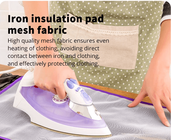 HeatGuard Mesh Ironing Pad  High Temperature Resistant Protective Ironing Cloth 1