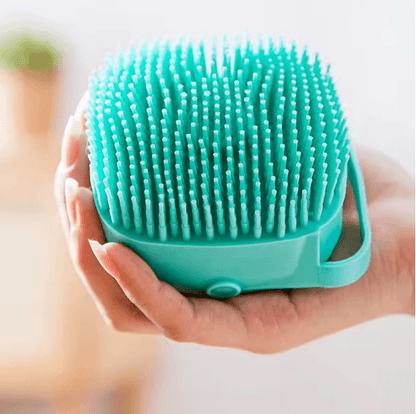PawEase Soft Silicone Pet Bath Brush  Gentle Grooming And Deep Cleaning Massager 1
