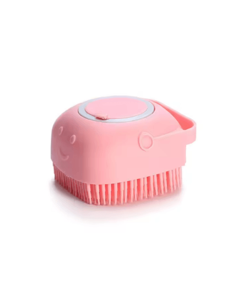 PawEase Soft Silicone Pet Bath Brush  Gentle Grooming And Deep Cleaning Massager 5