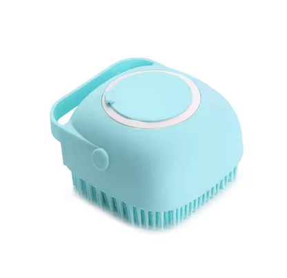 PawEase Soft Silicone Pet Bath Brush  Gentle Grooming And Deep Cleaning Massager 4
