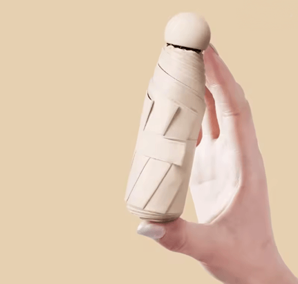 SunRain Capsule Mini Umbrella – Compact Windproof and UV Protection Travel Umbrella