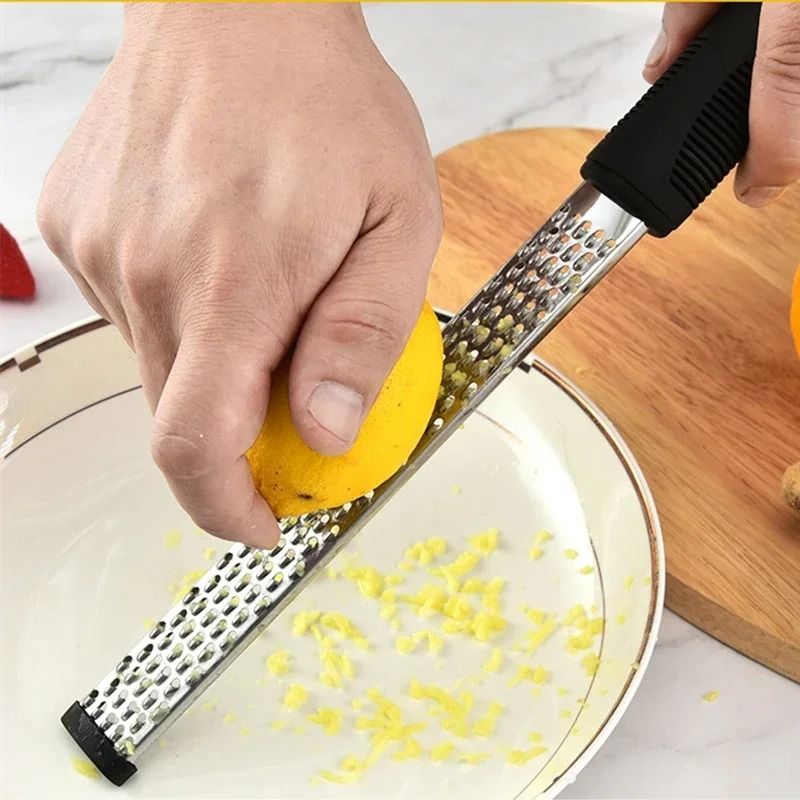 304 Stainless Steel Cheese Grater Slicer Lemon Zester Kitchen Gadget 1