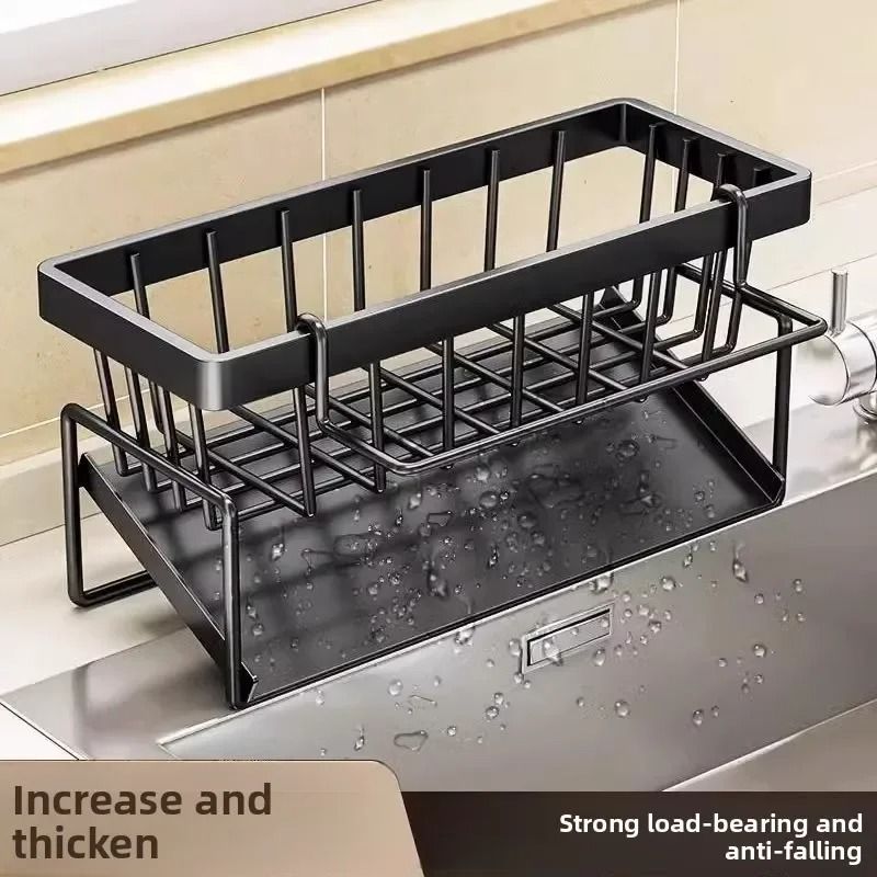 SingleLayer Dish Draining Rack  Kitchen Counter Organizer For Plates Cups And Bowls 1