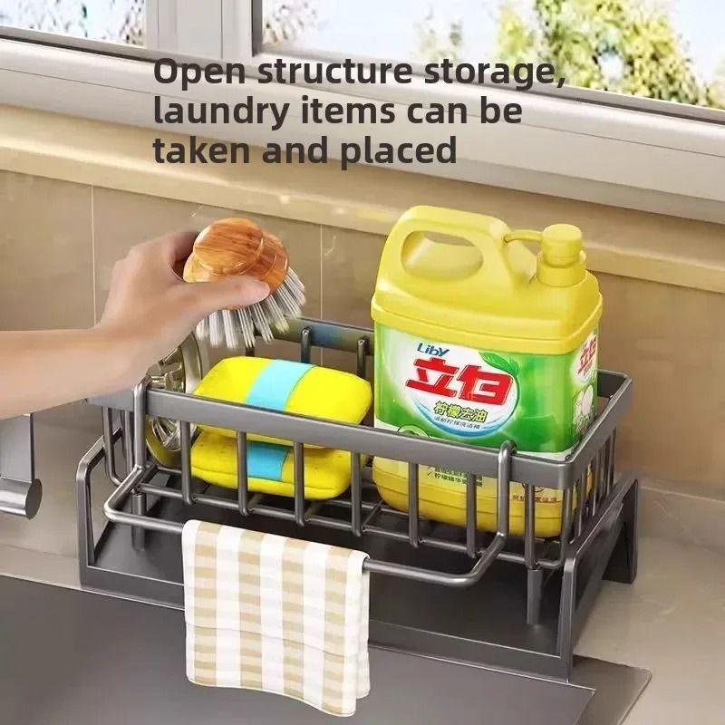 SingleLayer Dish Draining Rack  Kitchen Counter Organizer For Plates Cups And Bowls 3