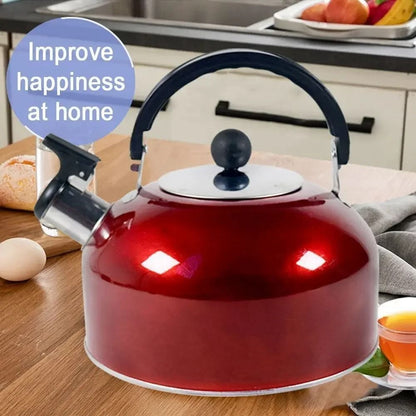 3L Stainless Steel Whistling Teapot  Portable Stove Kettle With HeatResistant Handle For Camping Hi 1