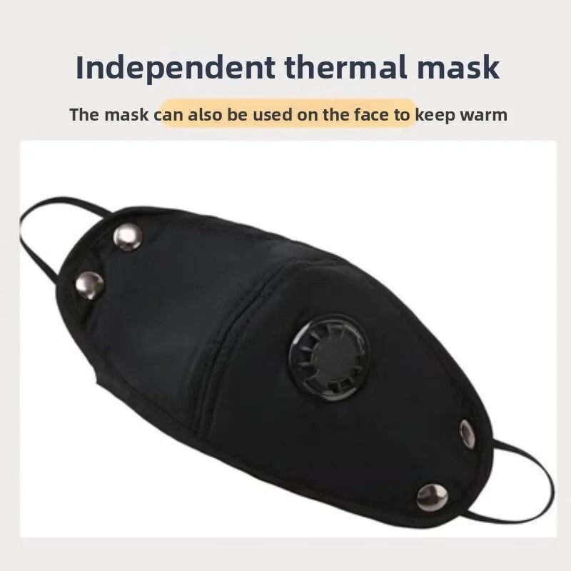 Winter Windproof Ski Hat With Goggles  Thick Warm Fleece Cycling Hood For Men And Women 5