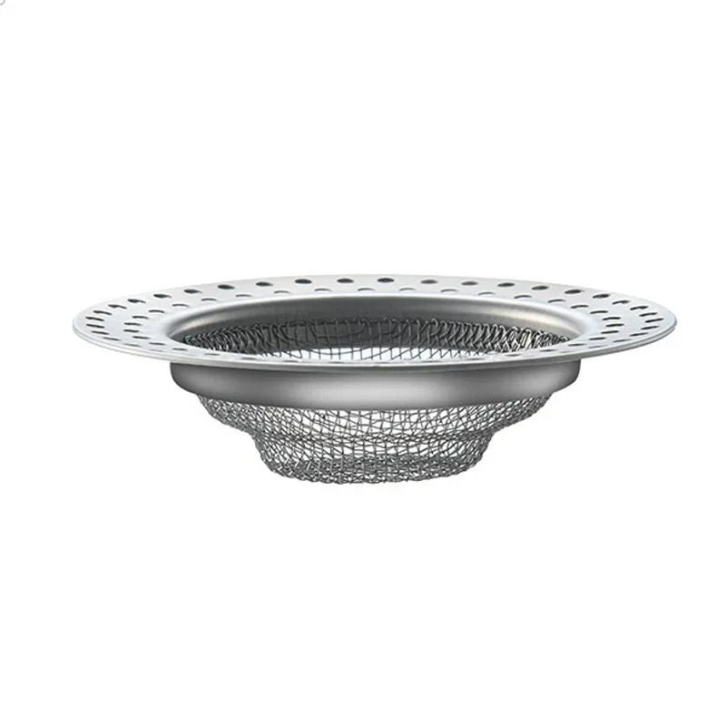 Stainless Steel Sink Filter Stopper  2in1 Drain Strainer Plug With Handle For Kitchen And Washbasin 9