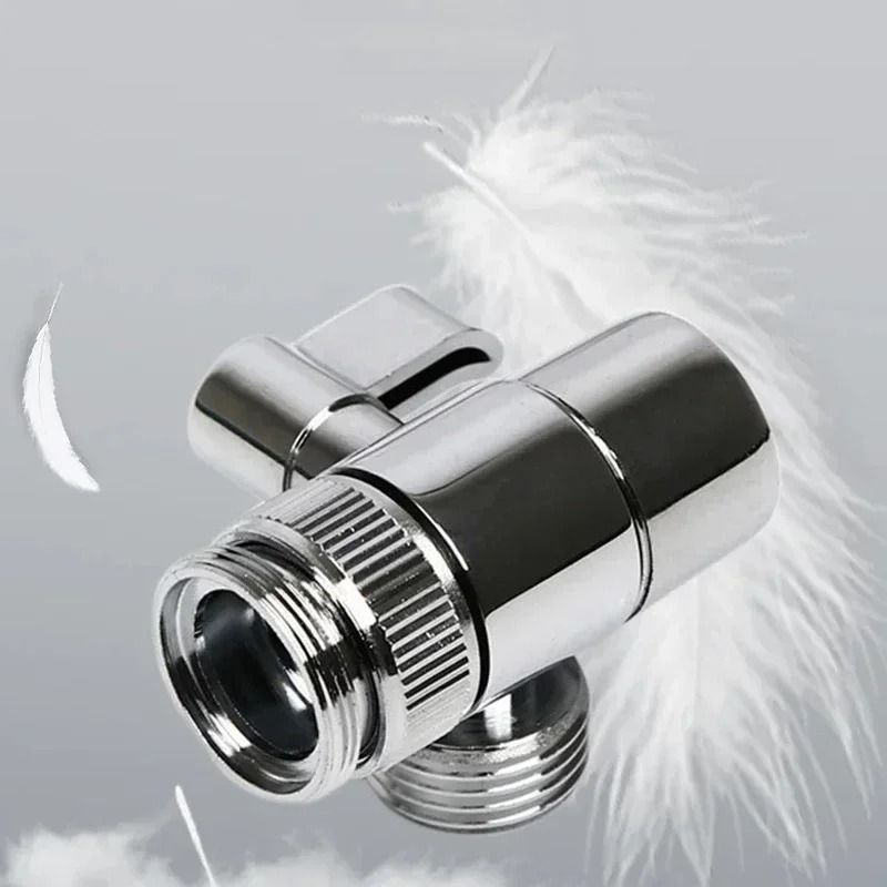 Sink Faucet Adapter Diverter Valve  Zinc Alloy Kitchen And Bathroom Splitter Connector For Showers  4