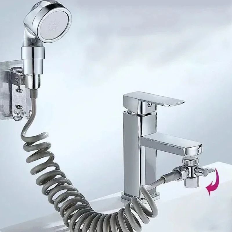 Sink Faucet Adapter Diverter Valve  Zinc Alloy Kitchen And Bathroom Splitter Connector For Showers  5